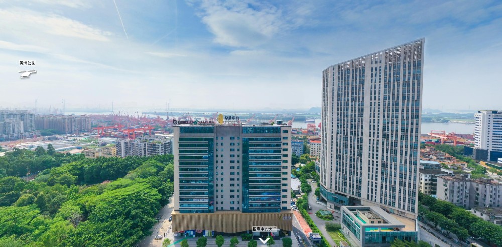 广州黄埔区锐港中心高端写字楼VR全景案例